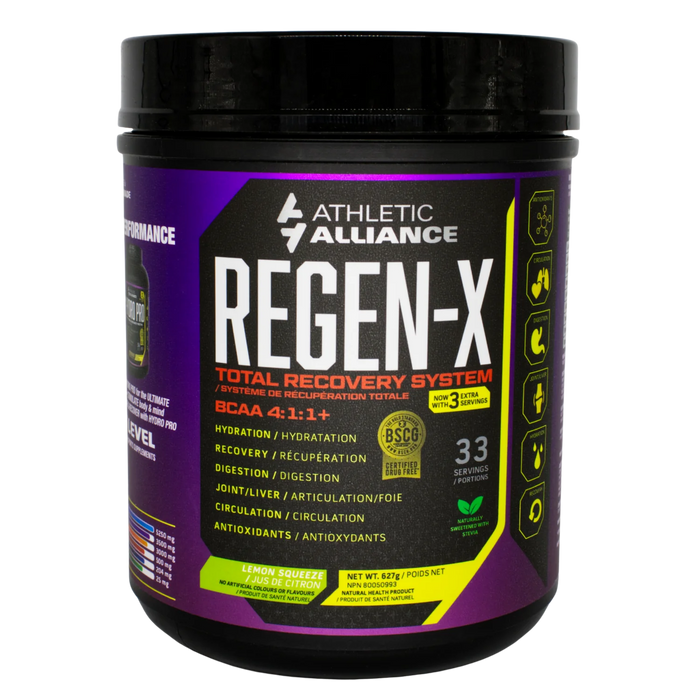 Athletic Alliance - Regen-X Recovery - Lemon Squeeze, 627 g