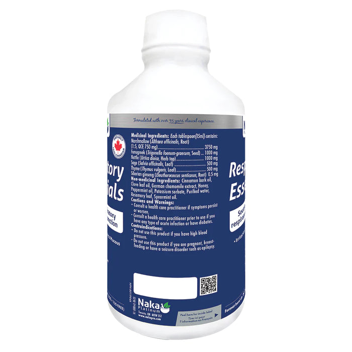 Naka Platinum - Respiratory Essentials, 250 mL