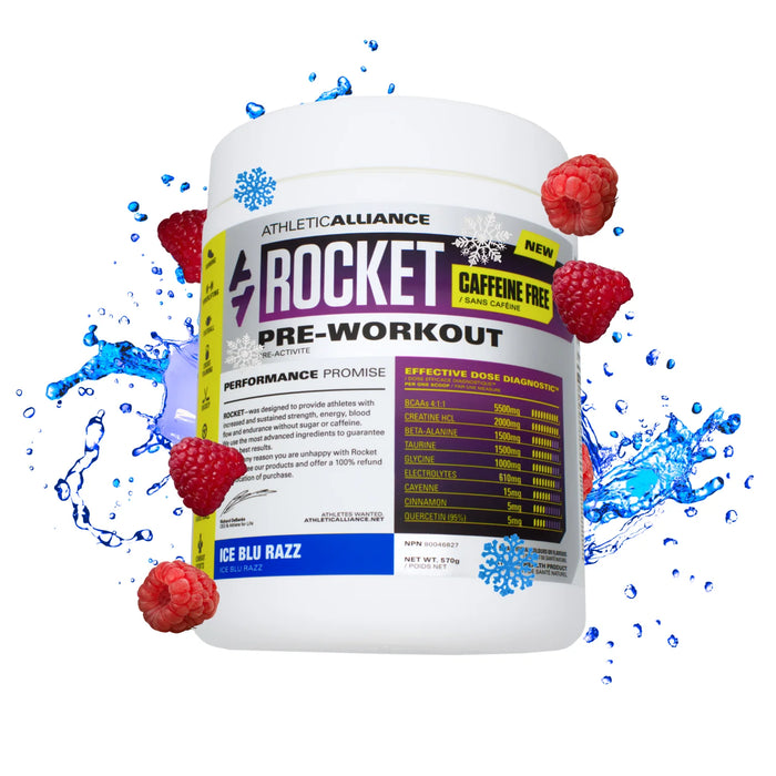 Athletic Alliance - Rocket Pre-workout - Blue Razz, 570 g