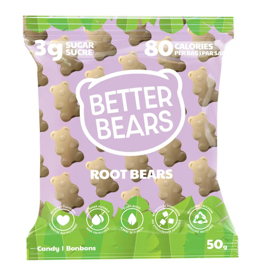 Better Bears - Vegan Gummy Bears, Root Bears, 50g