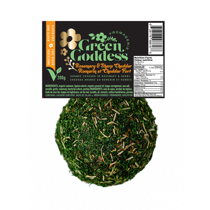 Green Goddess - Rosemary & Cheddar Cheeseball, 200 g