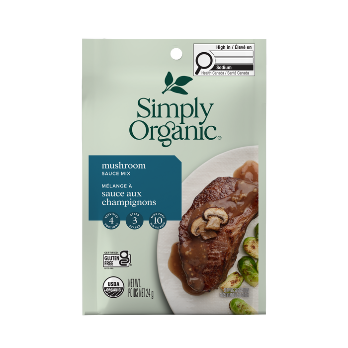 Simply Organic Mushroom Sauce Mix - 25 g