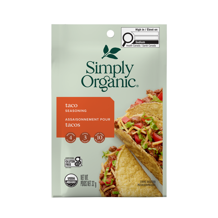 Simply Organic Taco Seasoning Mix - 32 g
