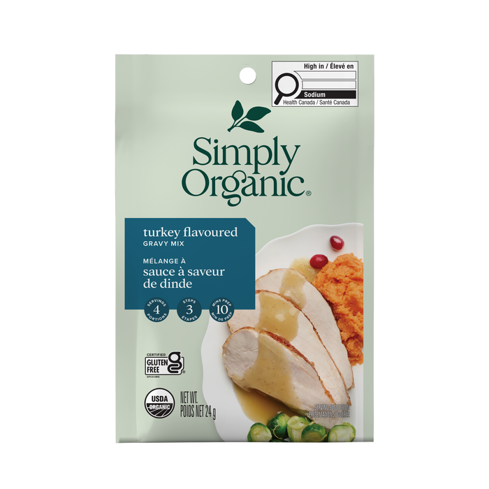 Simply Organic - Turkey Gravy Seasoning Mix, 24 g