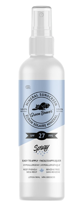 Green Beaver - SPF 27 Sunscreen Spray, 90 ml