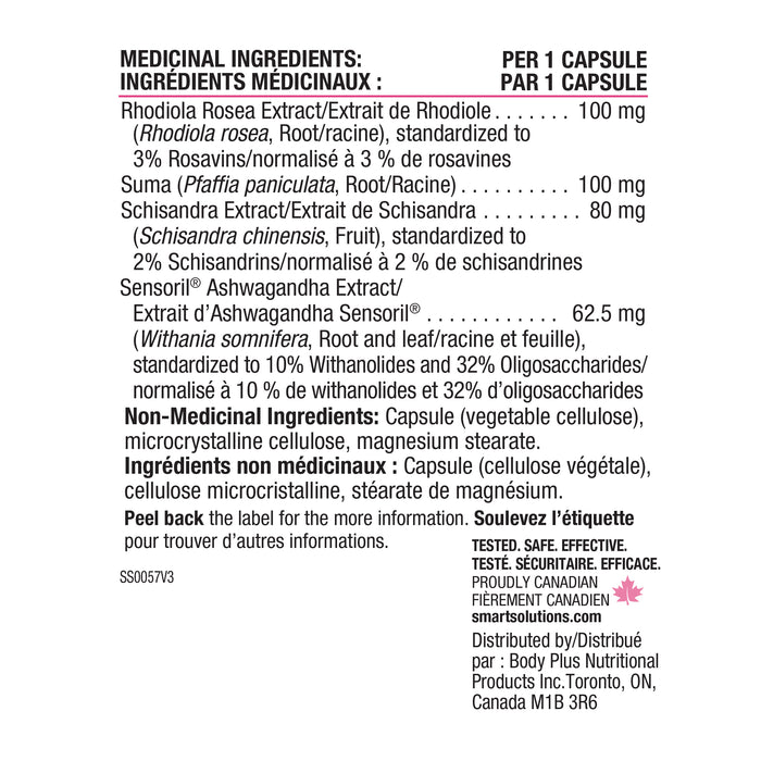 Smart Solutions - AdrenaSmart, 90 Vcaps