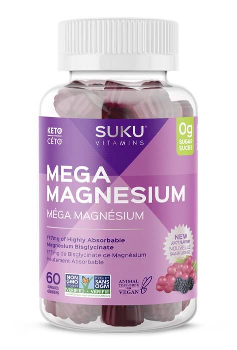 SUKU Vitamins - Mega Magnesium, 60 gummies