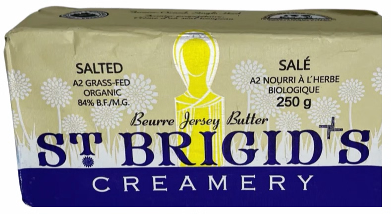 St. Brigid's Creamery - A2 Jersey Salted Butter, 250 g