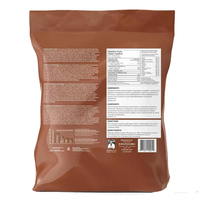 Schinoussa - New Zealand Probiotic Whey Iso Chocolate, 2.3 kg