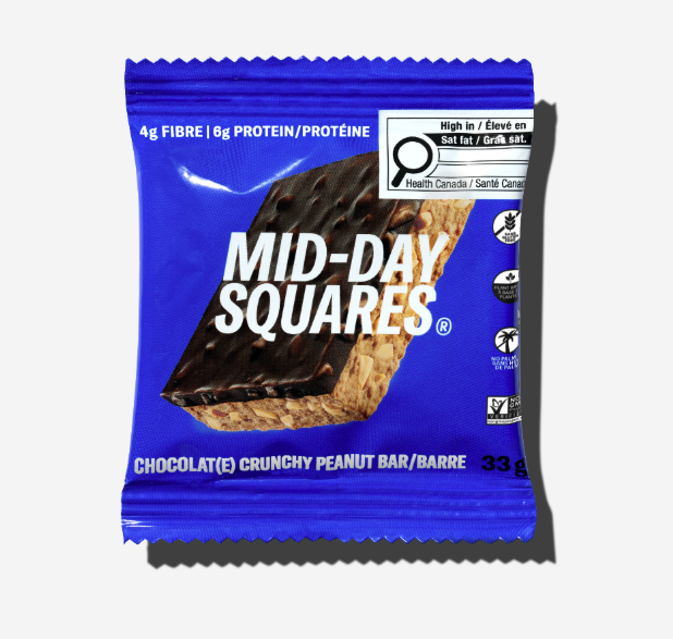 Mid-Day Squares - Crunchy Peanut Squares, 33 g