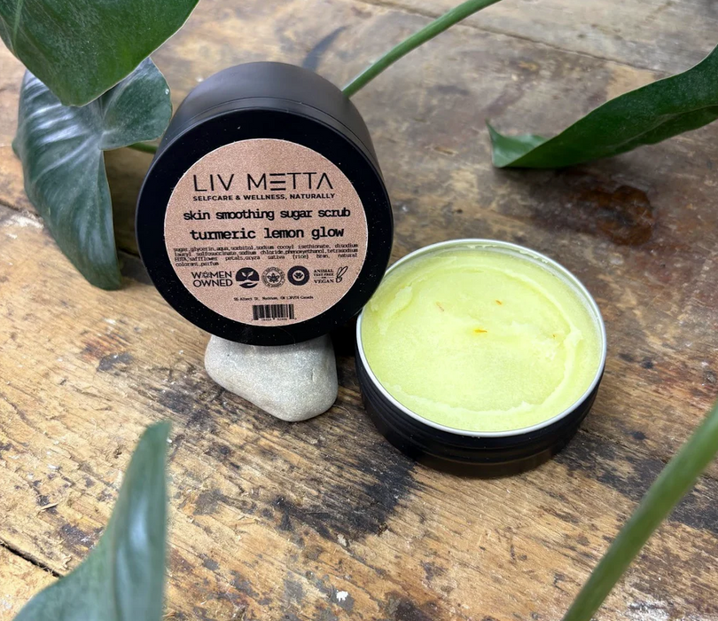 Liv Metta Wellness - Turmeric Lemon Glow Scrub, 120 mL