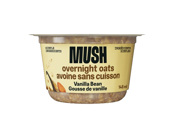Mush - Vanilla Bean Overnight Oats, 148 mL