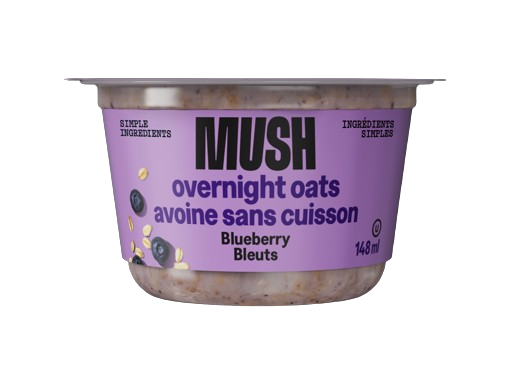 Mush - Blueberry Overnight Oats, 148 mL