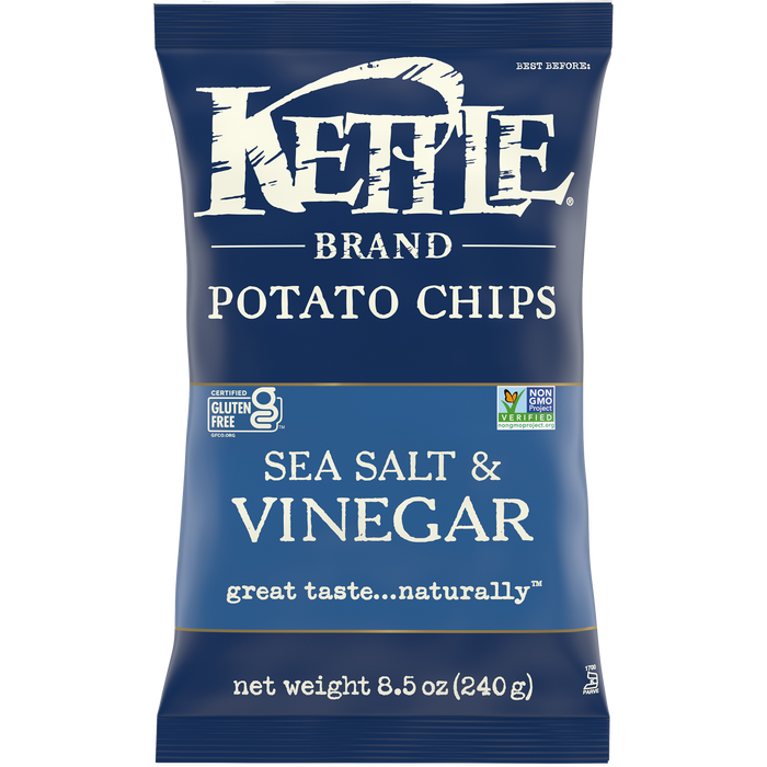 Kettle Foods - Chips - Sea Salt & Vinegar, 198 g