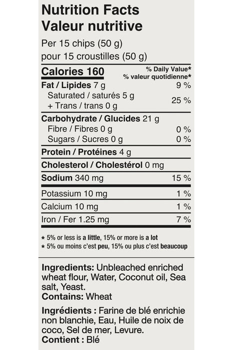 Cedar Valley - Pita Chips - Sea Salt, 180 g