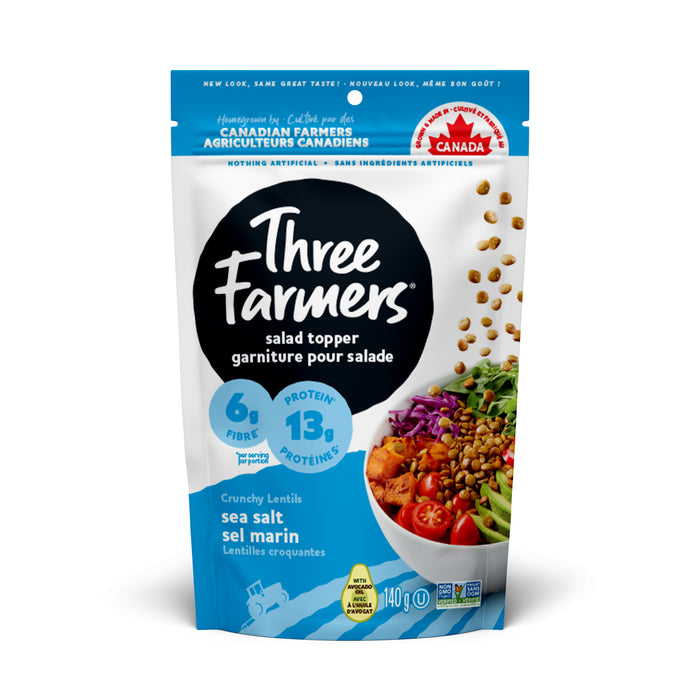 Three Farmers - Salad Topper - Sea Salt, 140 g