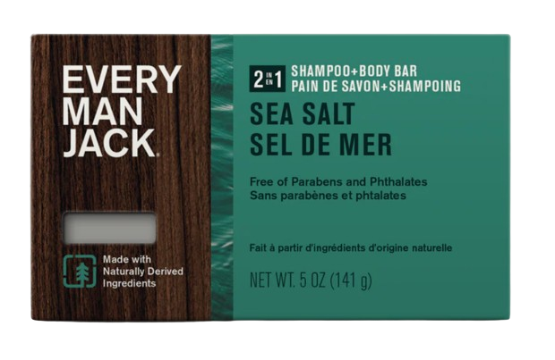 Every Man Jack - Shampoo & Body Bar - Sea Salt, 141 g