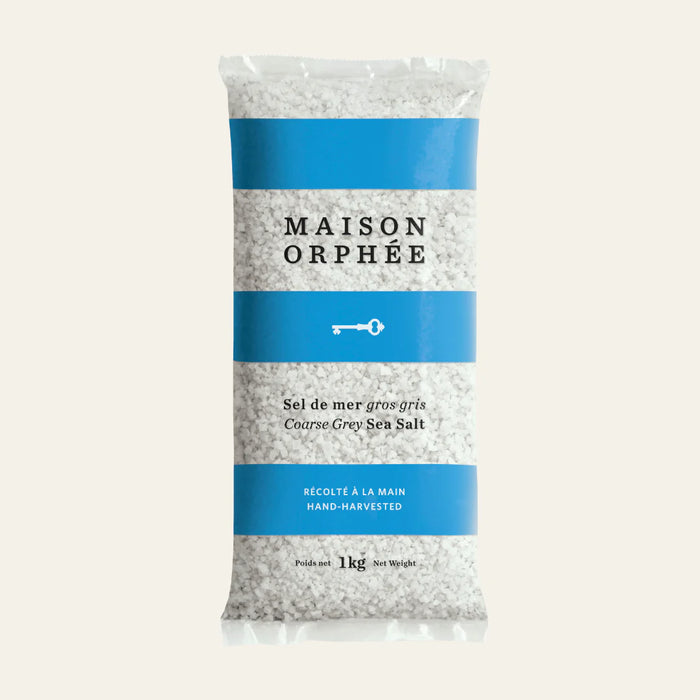 Maison Orphee - Coarse Grey Sea Salt, 1 kg