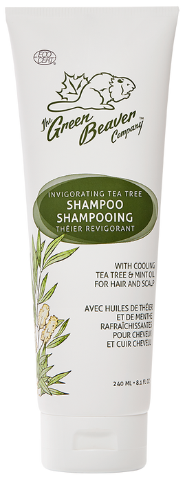 Green Beaver – Invigorating Shampoo - Tea Tree, 240 mL