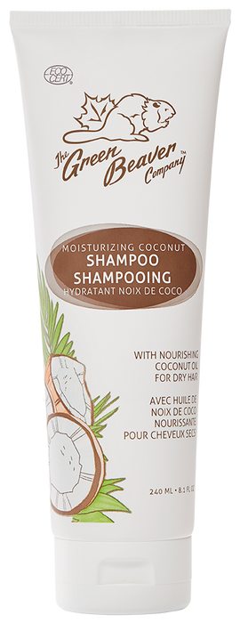 Green Beaver - Moisturizing Shampoo - Coconut, 240 mL
