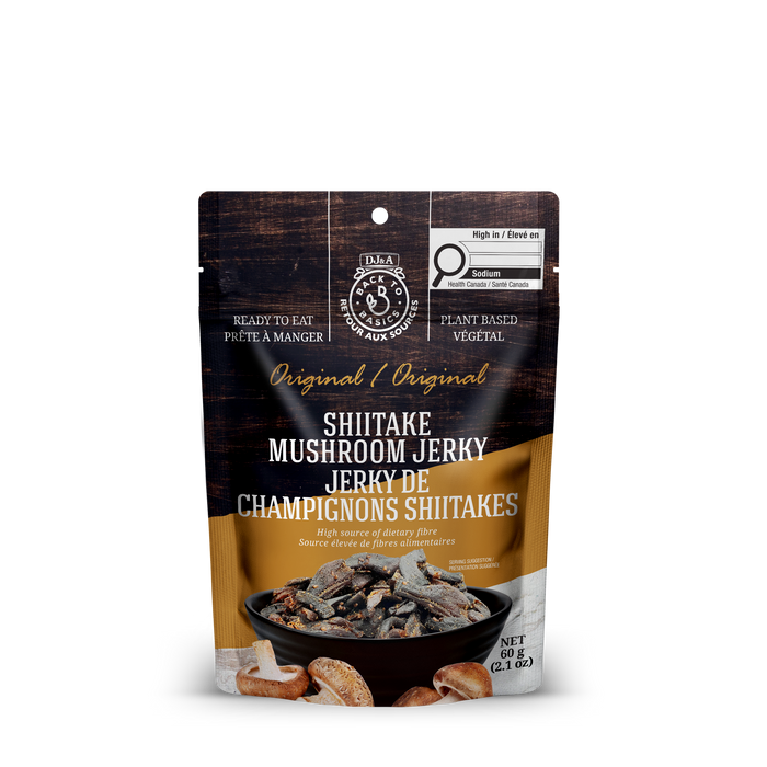 DJ&A - Shiitake Mushroom Jerky Original, 60 g