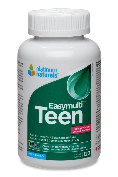 Platinum Naturals - Easymulti Teen For Young Women, 120 Softgels