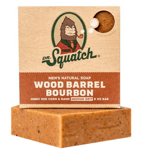 Dr. Squatch - Soap - Wood Barrel Bourbon, 5 oz