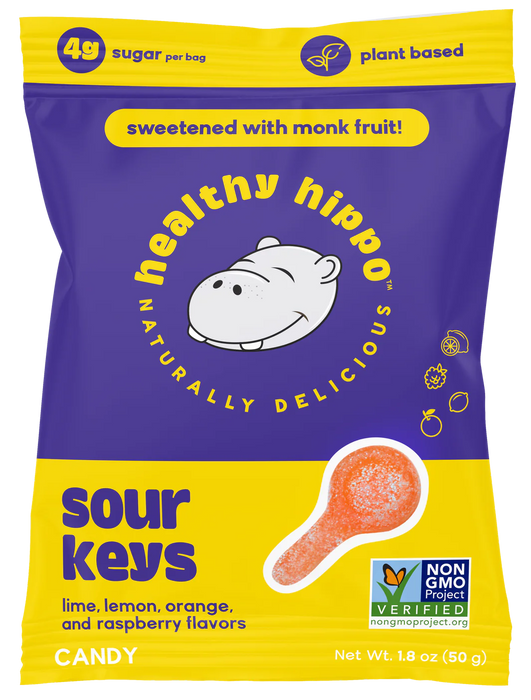 Healthy Hippo - Sour Keys, 50 g