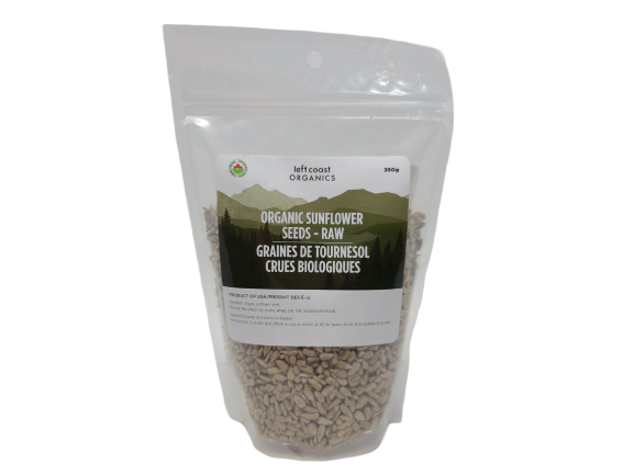 Left Coast Naturals - Sunflower Seeds, 350 g