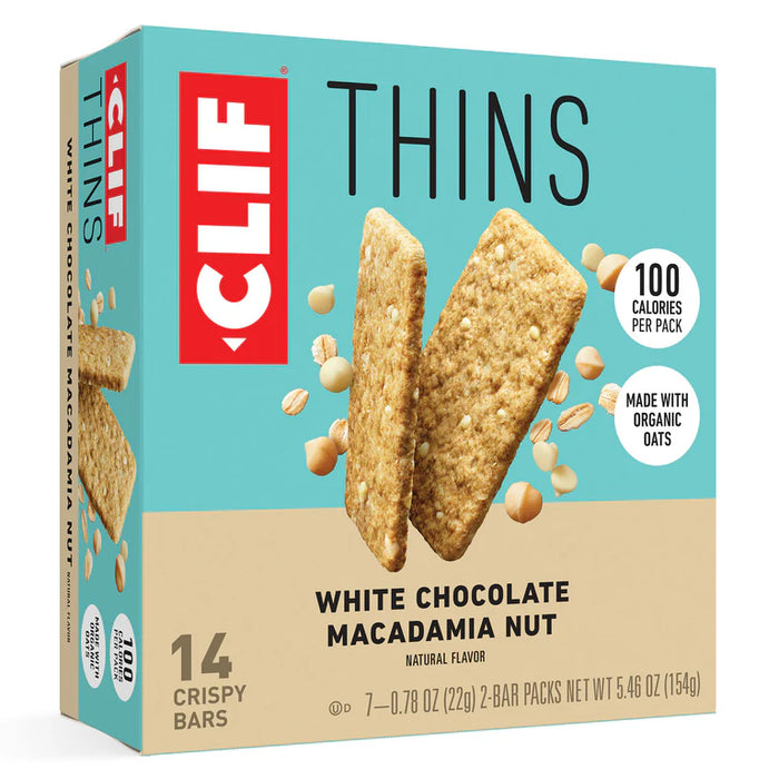 Clif - Thins - White Chocolate Macadamia Nut, 154 g