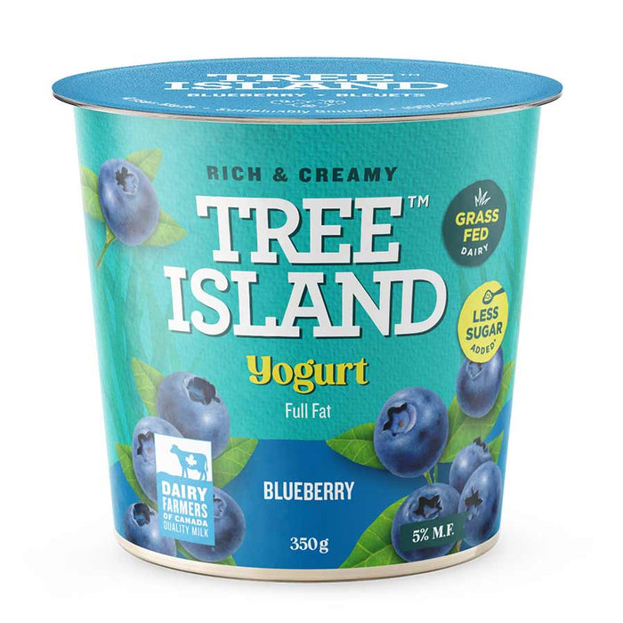 Tree Island Yogurt - Blueberry, 350 g