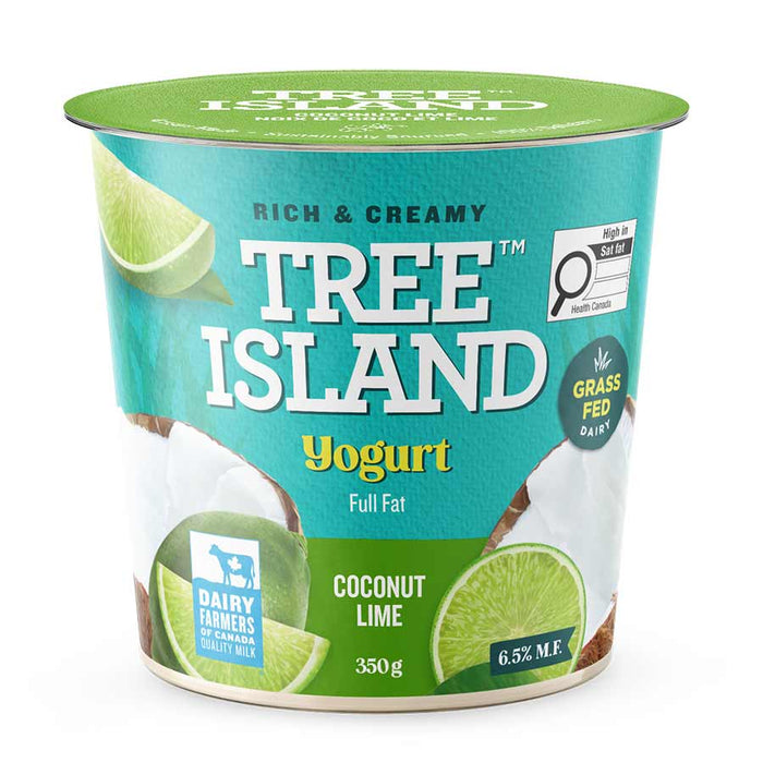 Tree Island Yogurt - Coconut Lime, 350 g