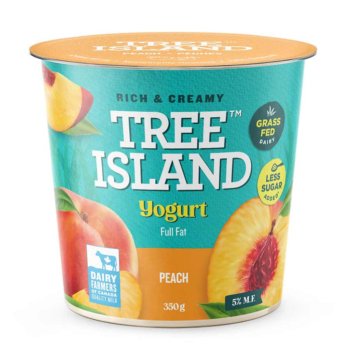 Tree Island Yogurt - Okanagan Peach , 350 g