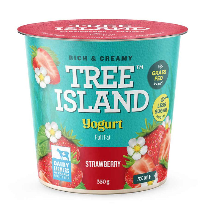 Tree Island Yogurt - Pacific Strawberry, 350 g