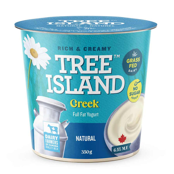 Tree Island Yogurt - Greek Natural, 350 g