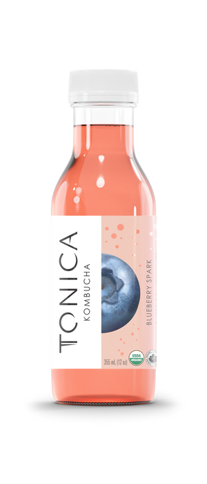Tonica - Vibrant Blueberry Kombucha, 355 mL