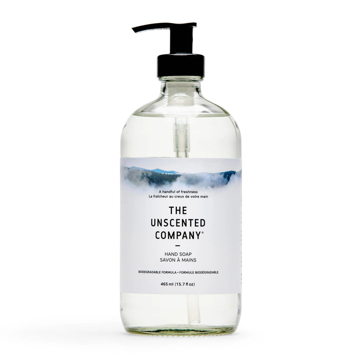 The Unscented Company - Hand Soap - Glass Bottle, 465 mL