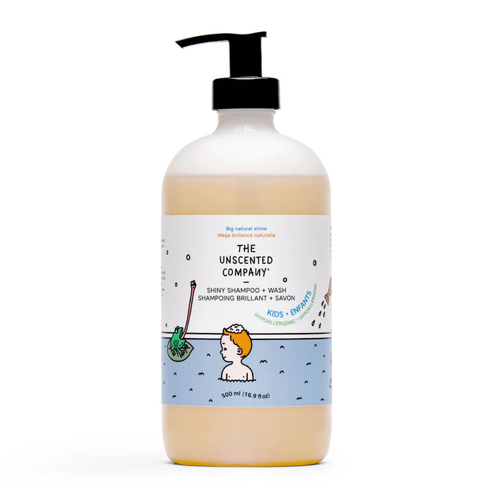 The Unscented Company - Kids Shiny Shampoo, 500 mL