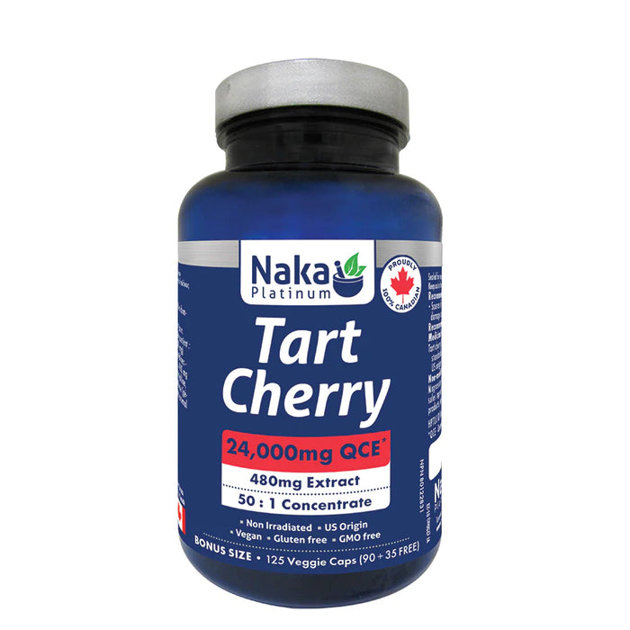 Naka Platinum - Tart Cherry, 125 Vcaps