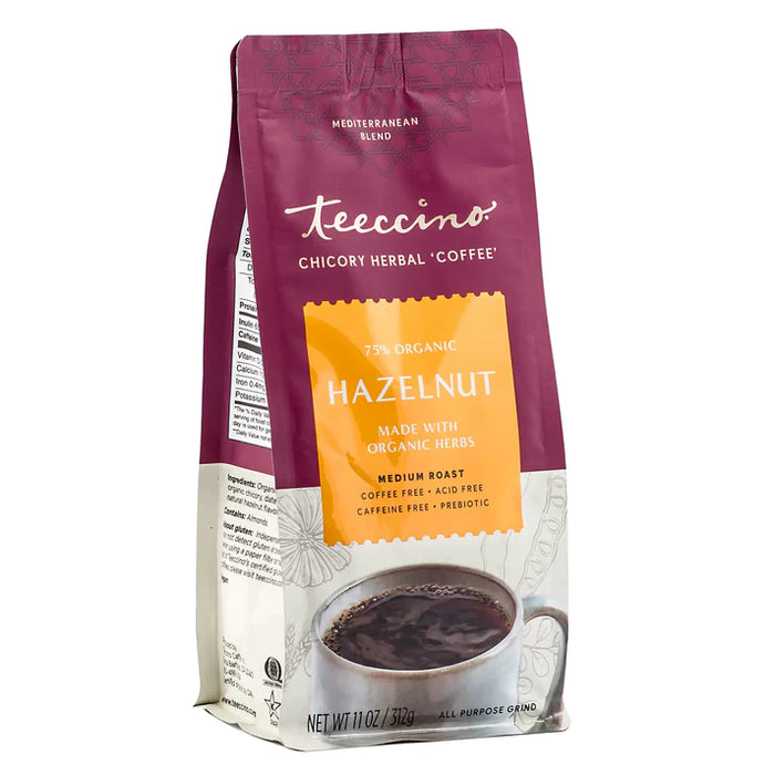 Teeccino Caffe Inc - Hazelnut Chicory Herbal Coffee, 300 g