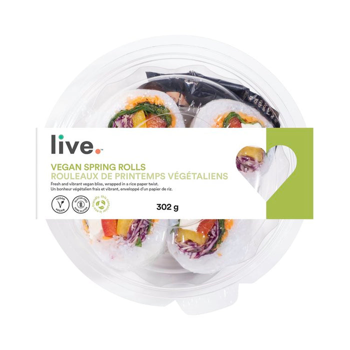 Live Organic Food Products Ltd - Thai Spring Rolls, 302 g