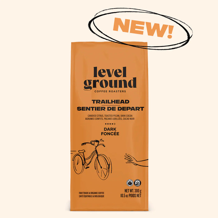 Level Ground Trading Ltd - Trailhead - Dark Roast - Bean, 300 g