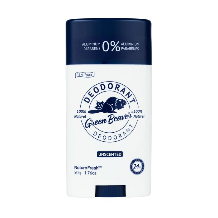 Green Beaver - Natural Deodorant - Unscented, 50 g