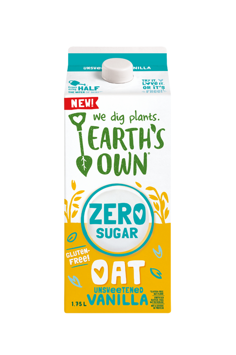Earth's Own - Zero Sugar Oat - Unsweetened Vanilla, 1.75 L