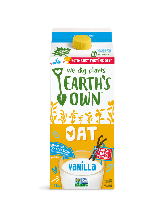 Earth's Own - Naked Org Oat - Vanilla, 1.75 L