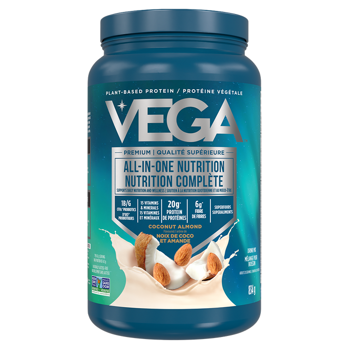Vega - All-in-One Nutritional Shake - Coconut Almond, 834 g