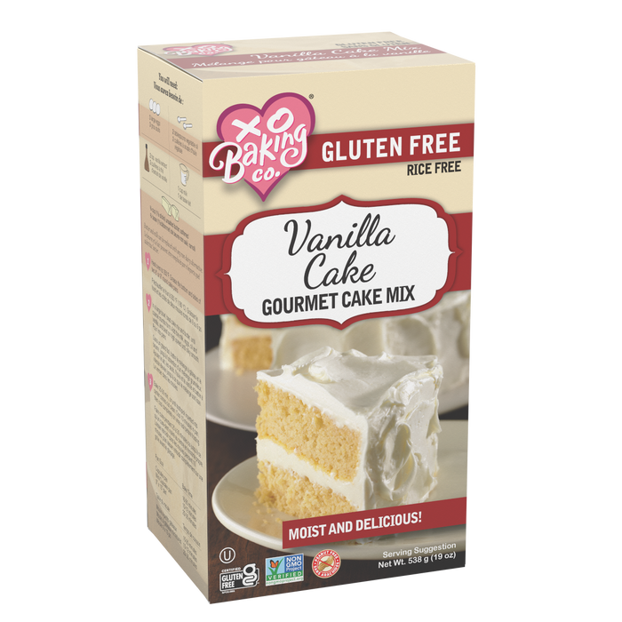 XO Baking - XO Gf Cake Mix Vanilla, 538 g