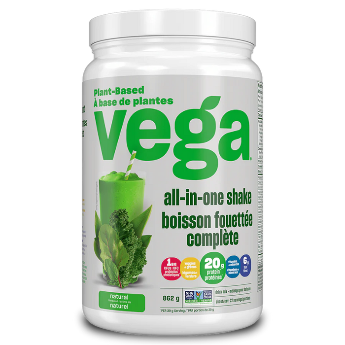 Vega - All in One Nutritional Shake, Natural, 862 g