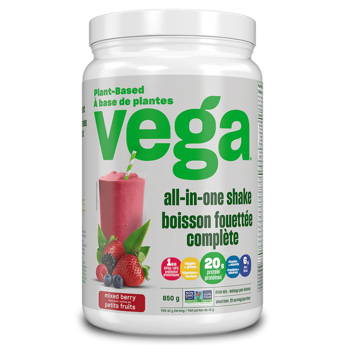 Vega - All in One Nutritional Shake, Berry, 850 g