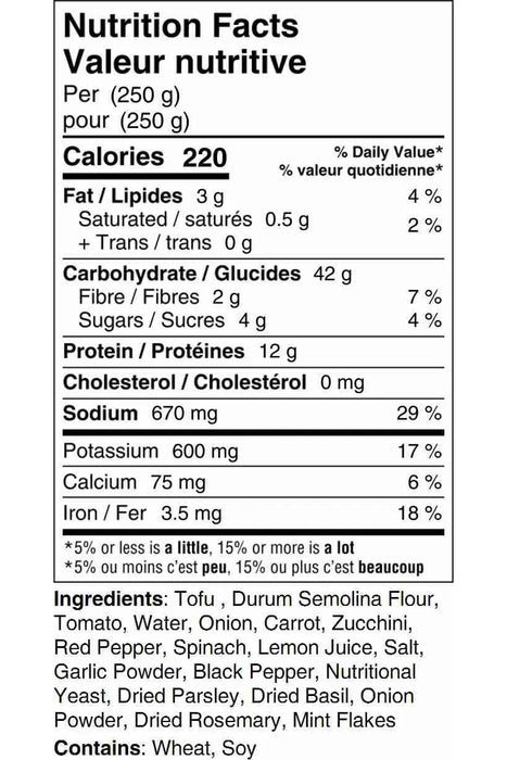 Pretto's Pasta - Vegan Ricotta Lasagna, 750 g